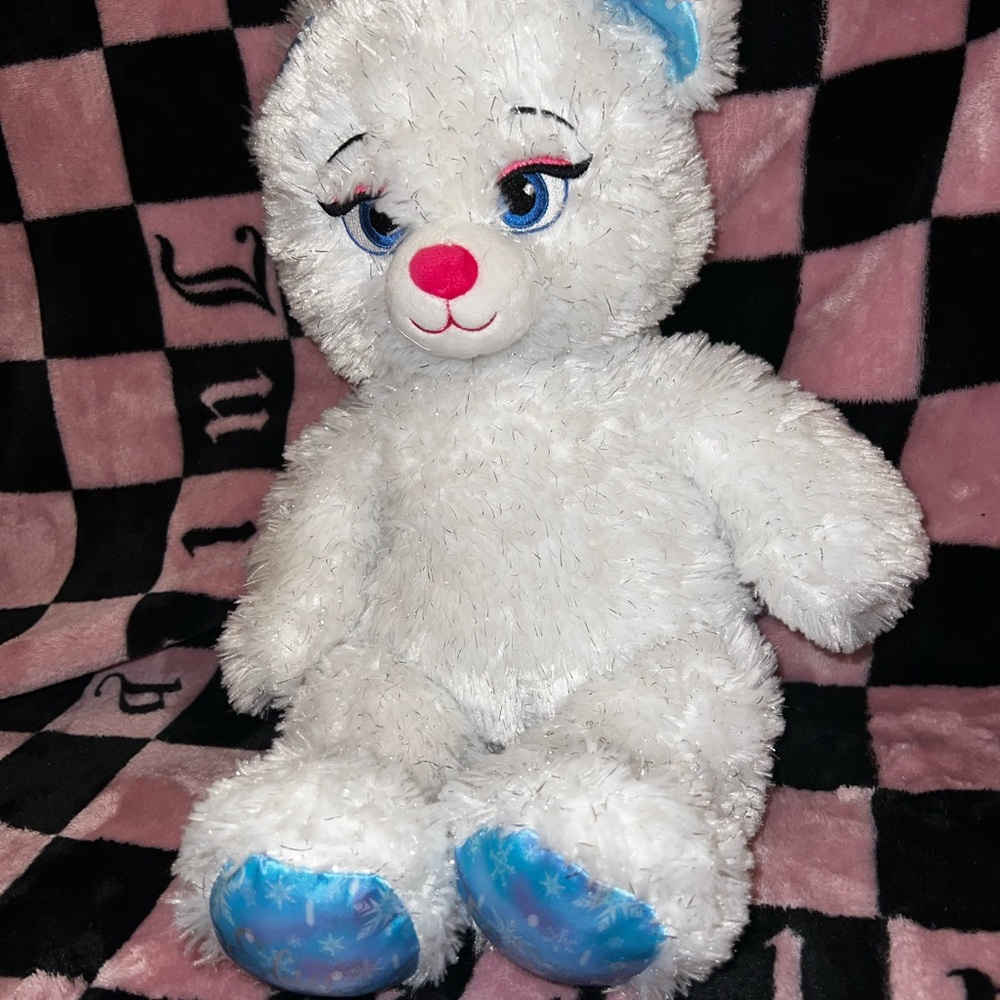 Build-A-Bear White and Blue Stuffed Elsa Plush